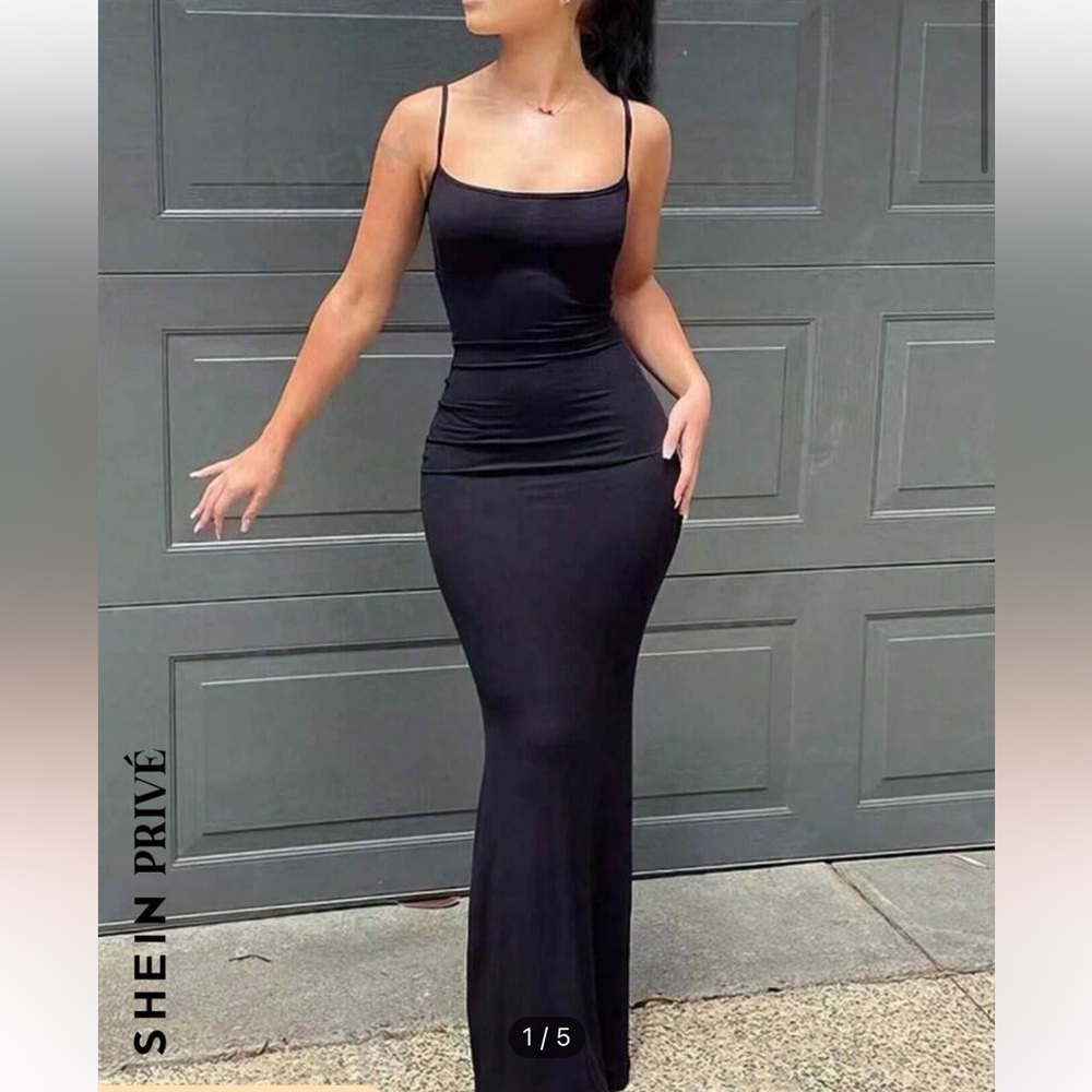 Black long dress